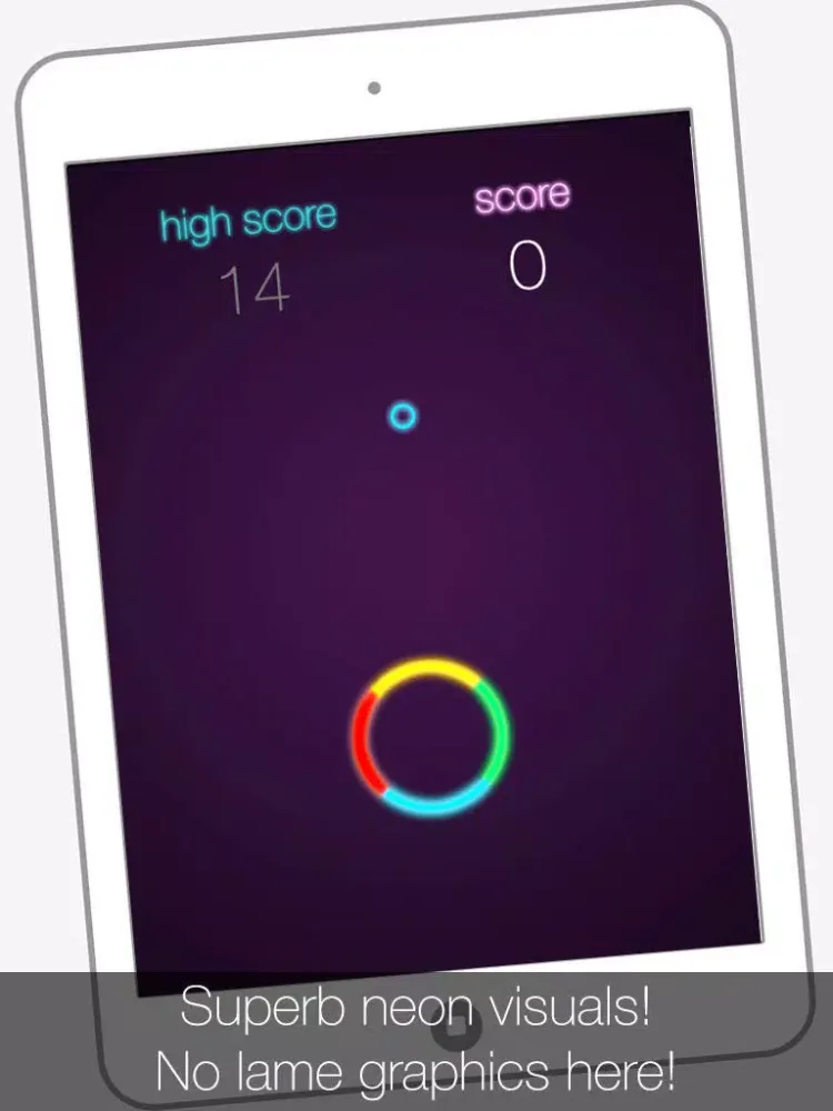 Color Switch Neon Frenzy Pro iPad 应用截图