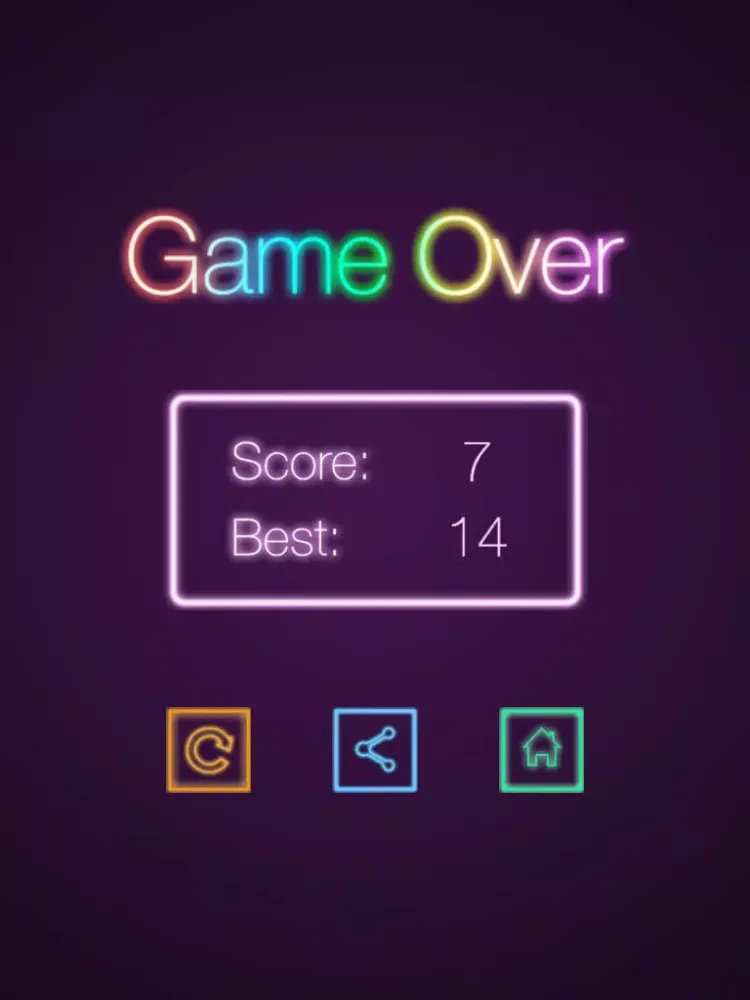 Color Switch Neon Frenzy Pro iPad 应用截图