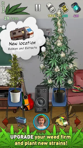Ảnh chụp màn hình của Weed Firm 2: Bud Farm Tycoon