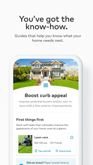 Capturas de tela do Thumbtack: Home Service Pros