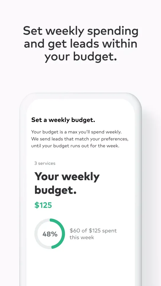 Thumbtack for Professionals Screenshots