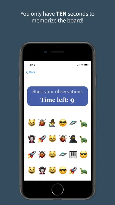 Tangkapan skrin Observa-Moji