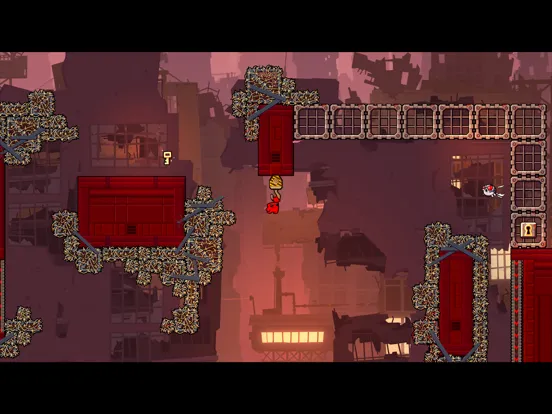 Capturas de pantalla de Super Meat Boy Forever iPad 
