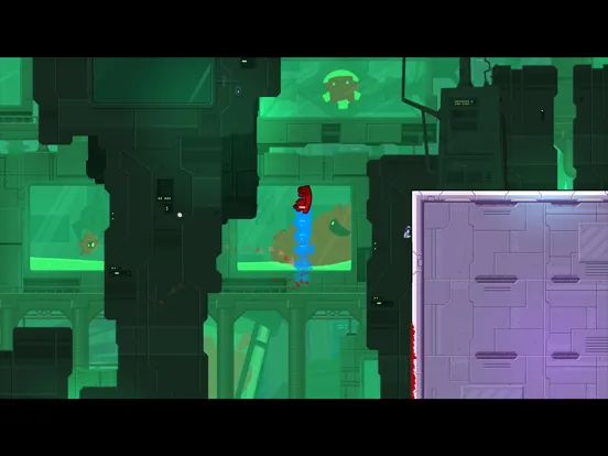 Capturas de pantalla de Super Meat Boy Forever iPad 