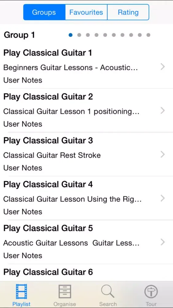 Capturas de tela do Learn To Play Classical Guitar
