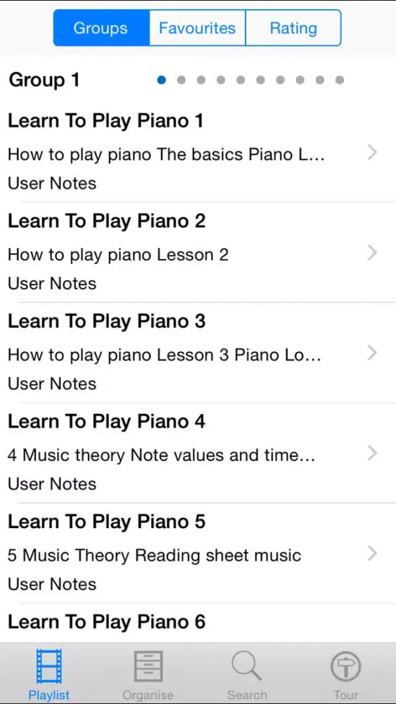 Tangkapan layar Learn To Play The Piano