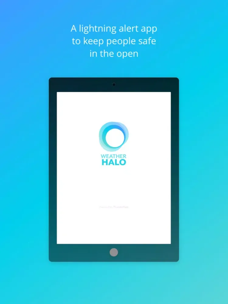 ภาพหน้าจอของ WeatherHalo iPad 