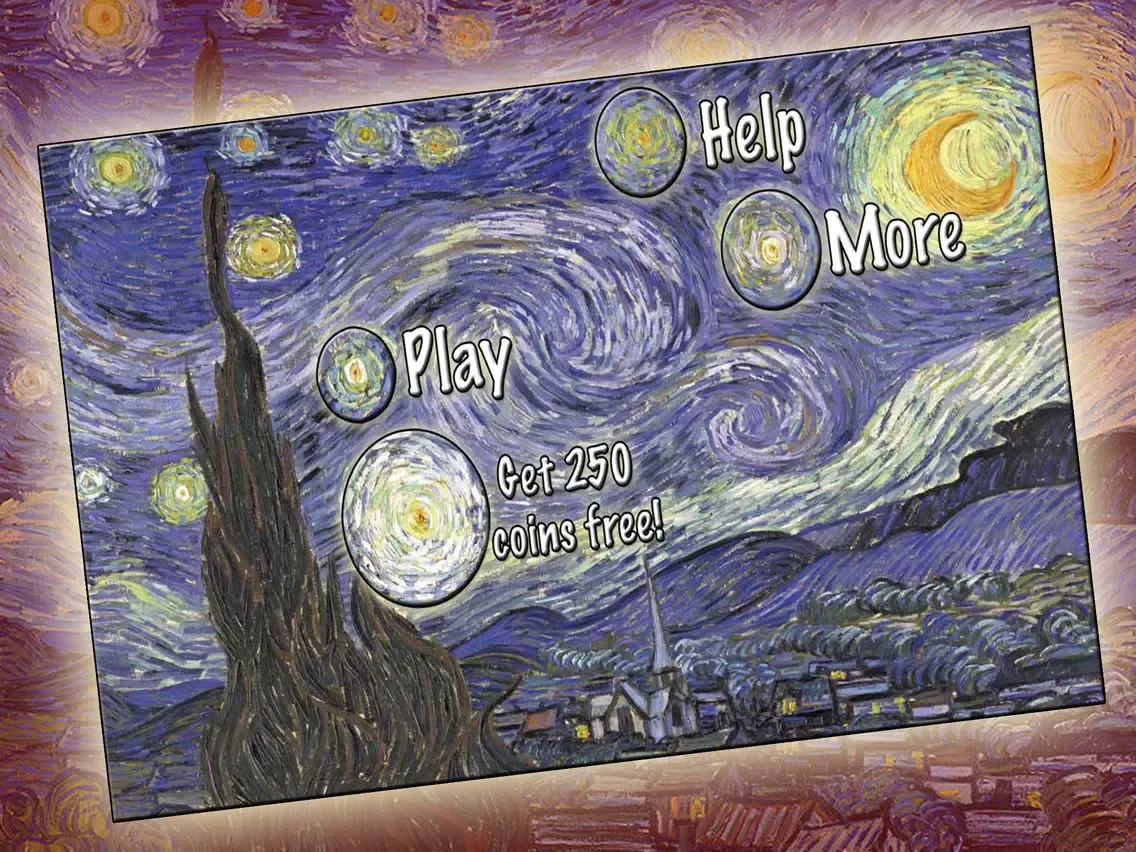 Van Gogh game: Art Ninja Free! iPad  স্ক্রিনশট