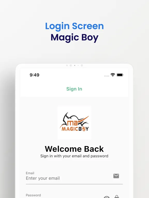 ภาพหน้าจอของ Magic Boy iPad 