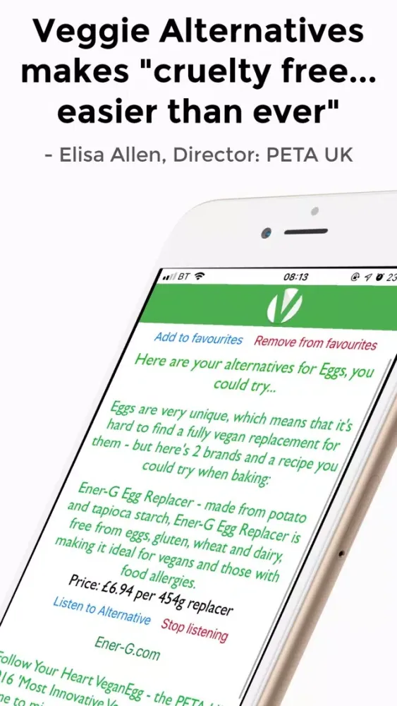 Veggie Alternatives Screenshots