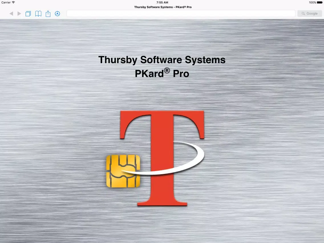 PKard for Good Technology iPad  Screenshots