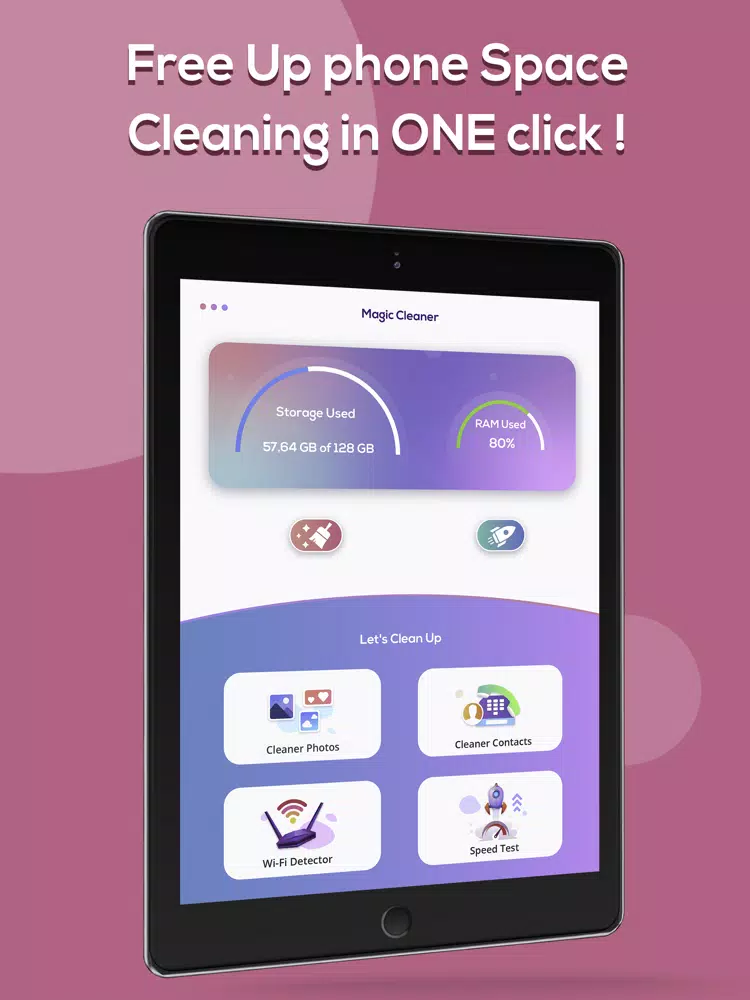Cleaner: Magic Clean Storage. iPad  سکرین شاٹس