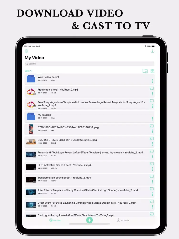 Video Downloader & Cast TV iPad 應用截圖