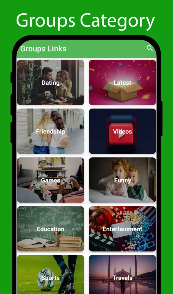 Social Groups Links Add Groups Screenshots