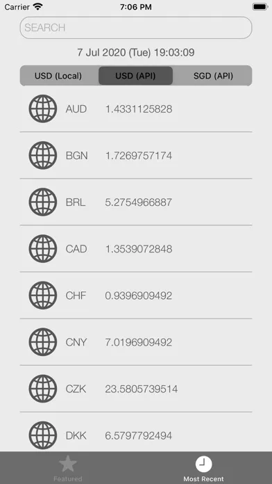 ภาพหน้าจอของ Forex Rates - World Exchange