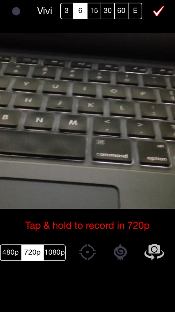 ภาพหน้าจอของ Vivi - Tap Video Capture
