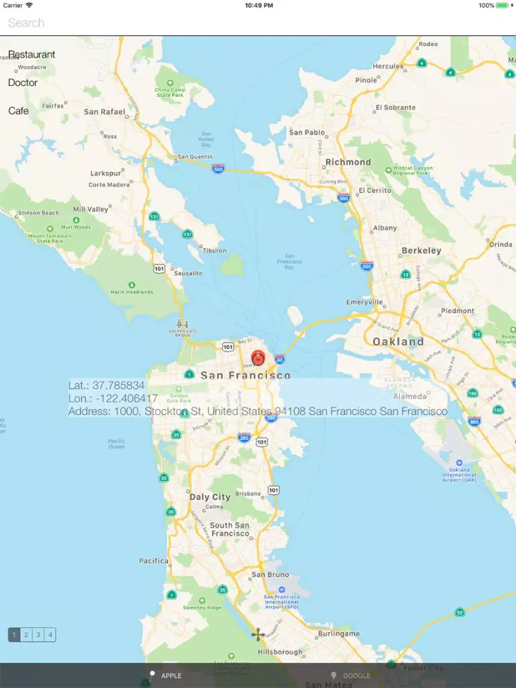Zrzuty ekranu Easy Maps Xtra - GPS Data Copy iPad 