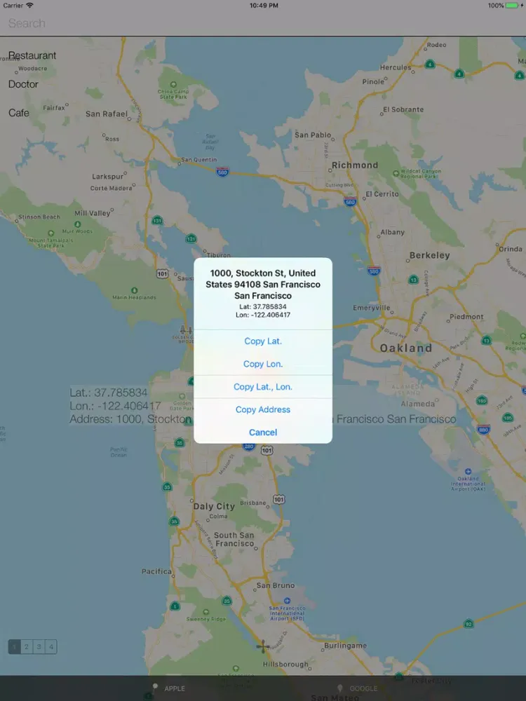 Zrzuty ekranu Easy Maps Xtra - GPS Data Copy iPad 