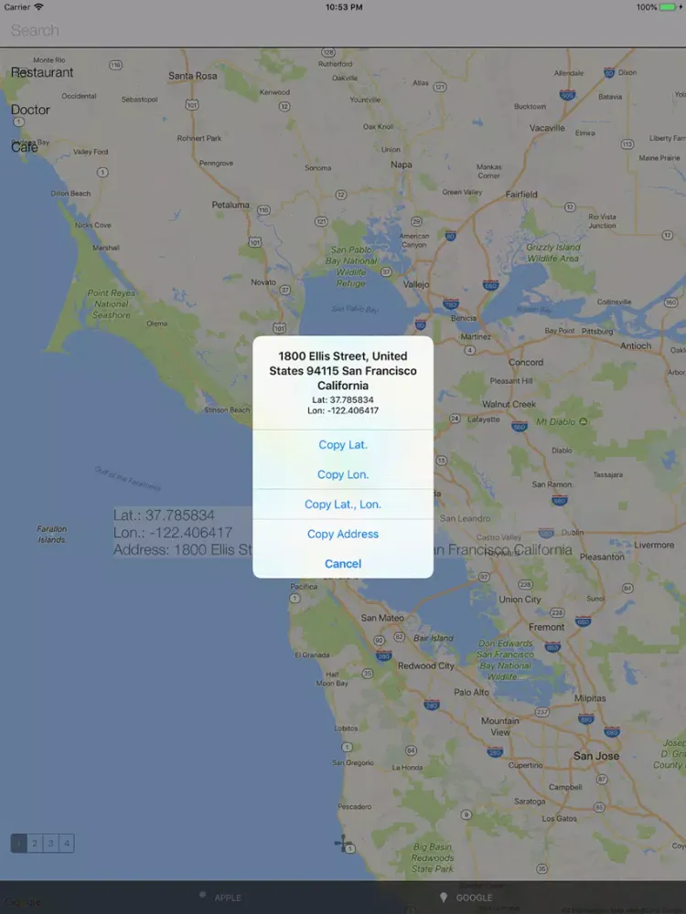 Zrzuty ekranu Easy Maps Xtra - GPS Data Copy iPad 