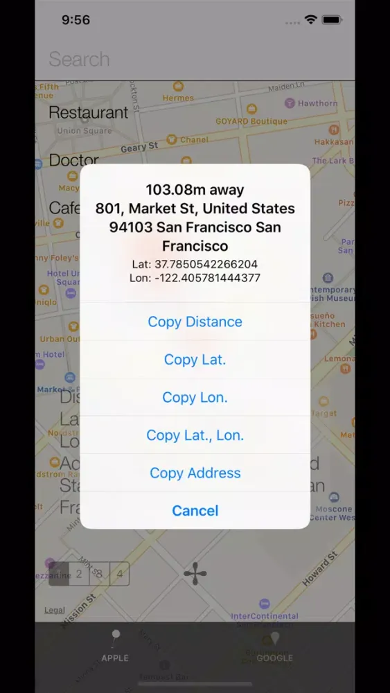 Zrzuty ekranu Easy Maps Xtra - GPS Data Copy