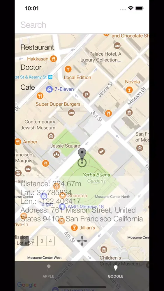 Zrzuty ekranu Easy Maps Xtra - GPS Data Copy