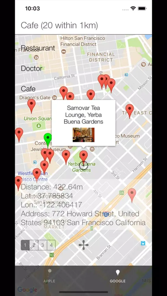 Zrzuty ekranu Easy Maps Xtra - GPS Data Copy