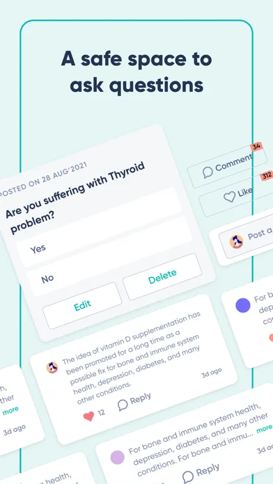 ภาพหน้าจอของ Thyroid Tracker ThyForLife