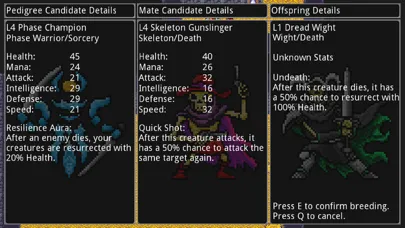 Capturas de tela do Siralim 2 (Monster Taming RPG)