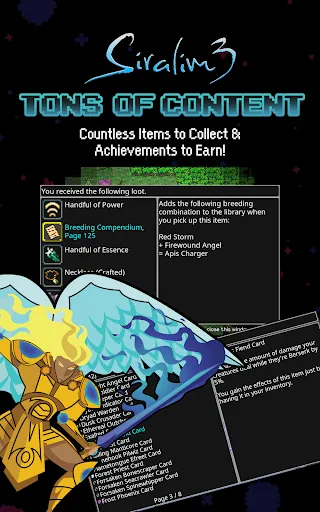 Tangkapan skrin Siralim 3 (Monster Taming RPG)