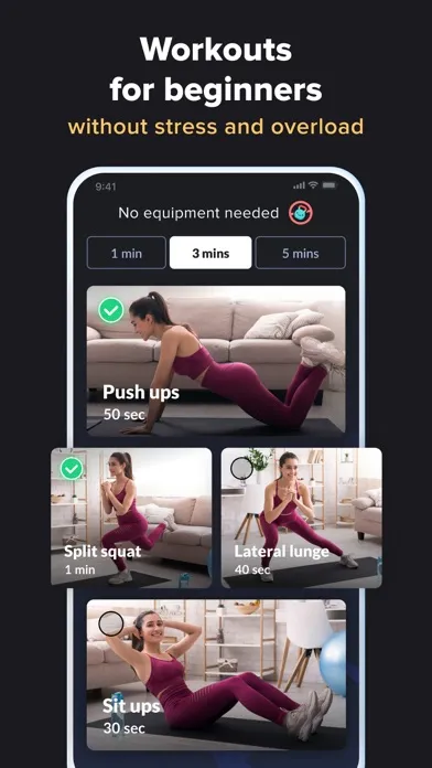 SuperPower: Daily Exercise App Screenshots