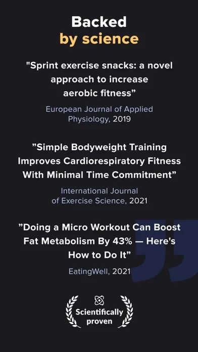 SuperPower: Daily Exercise App Screenshots