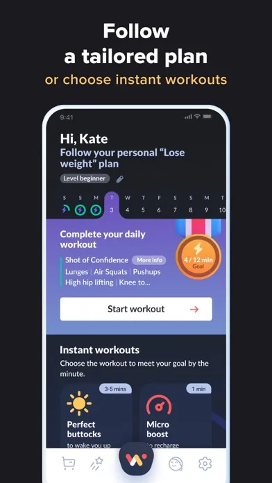 SuperPower: Daily Exercise App Screenshots