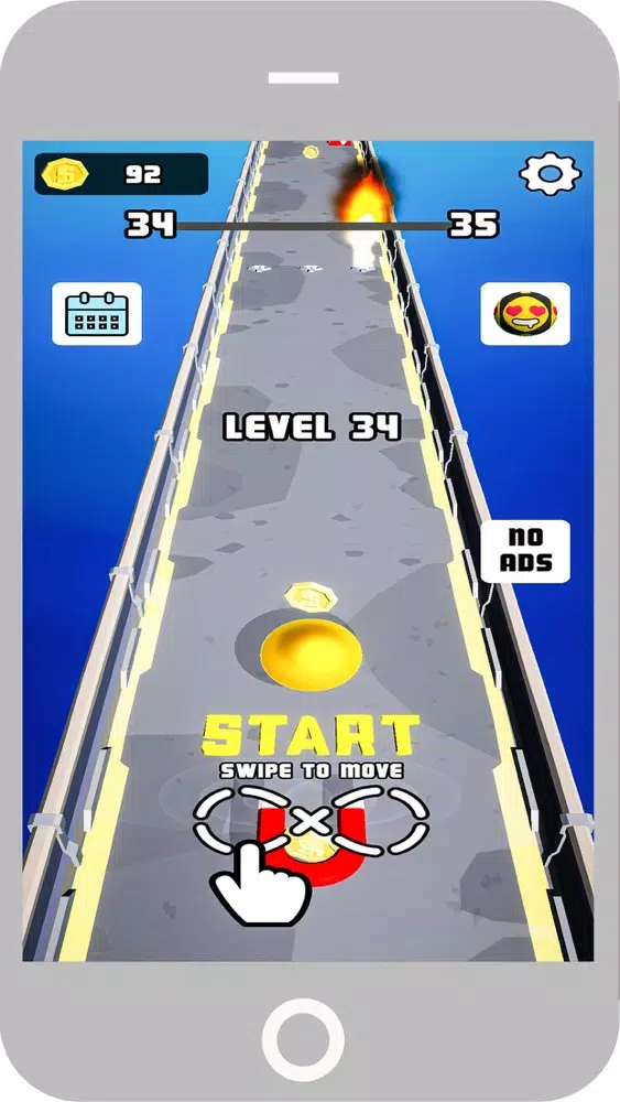 Magnet Run: Magnetic Push Away स्क्रीनशॉट