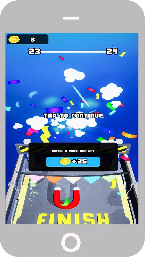 Magnet Run: Magnetic Push Away स्क्रीनशॉट