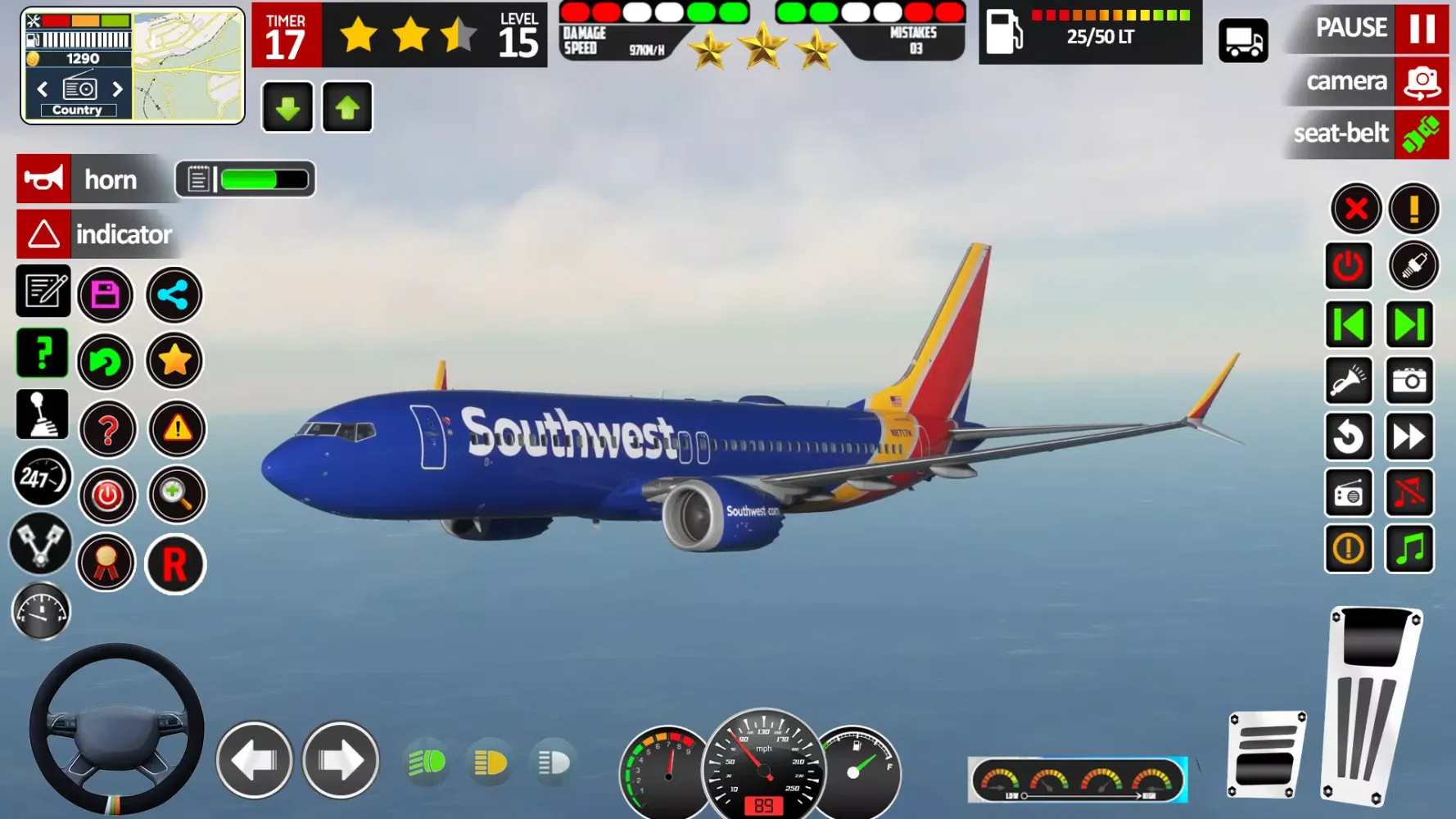 Ảnh chụp màn hình của Flight Plane Driving Games