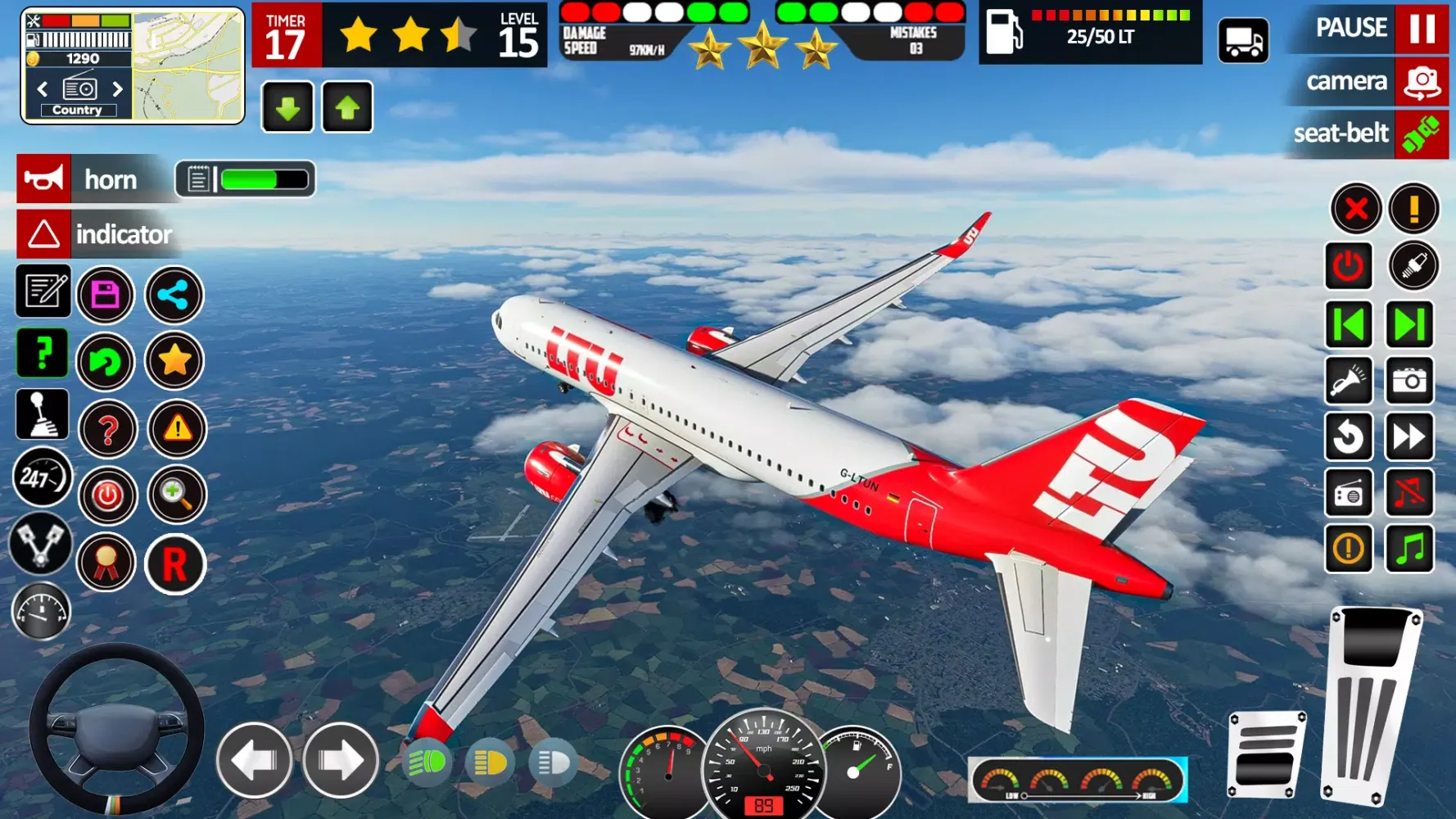 Ảnh chụp màn hình của Flight Plane Driving Games