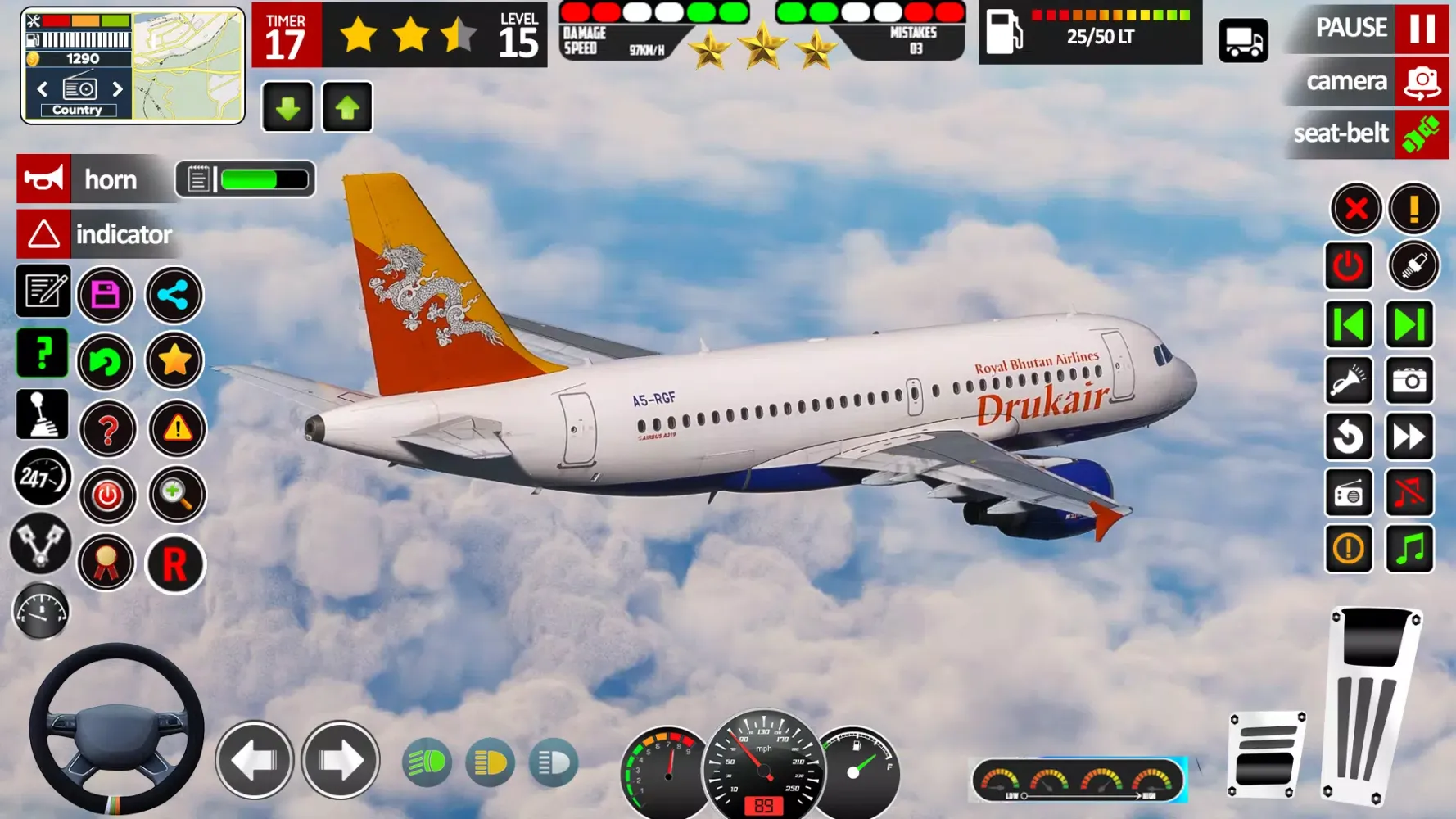 Ảnh chụp màn hình của Flight Plane Driving Games