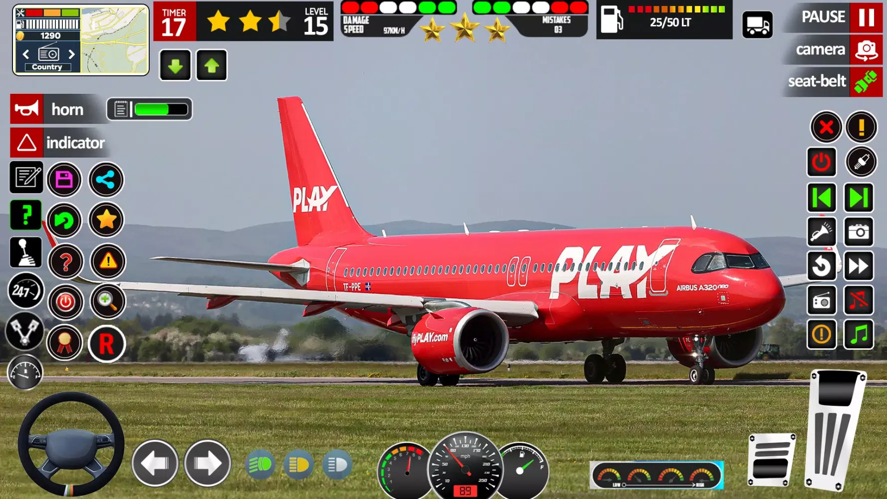 Ảnh chụp màn hình của Flight Plane Driving Games
