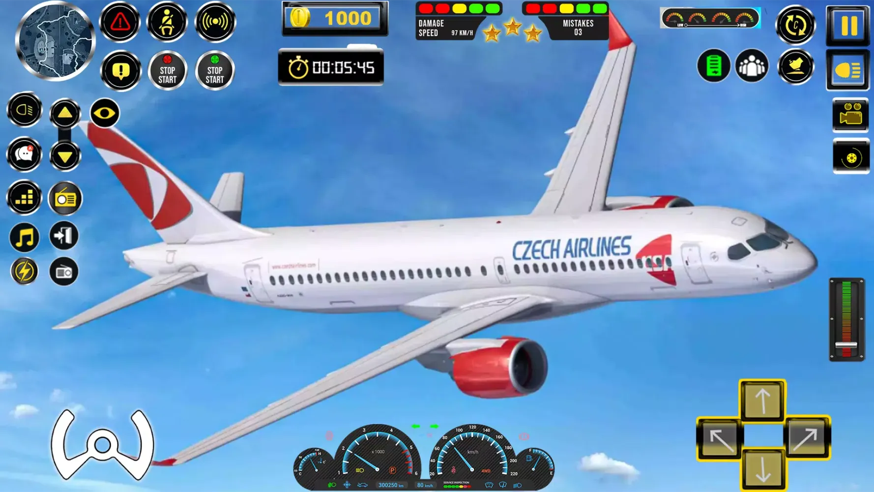 Ảnh chụp màn hình của Flight Plane Driving Games