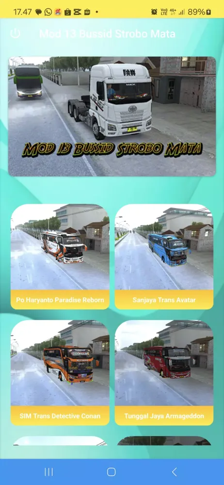 تصاویر Mod 13 Bussid Strobo Mata