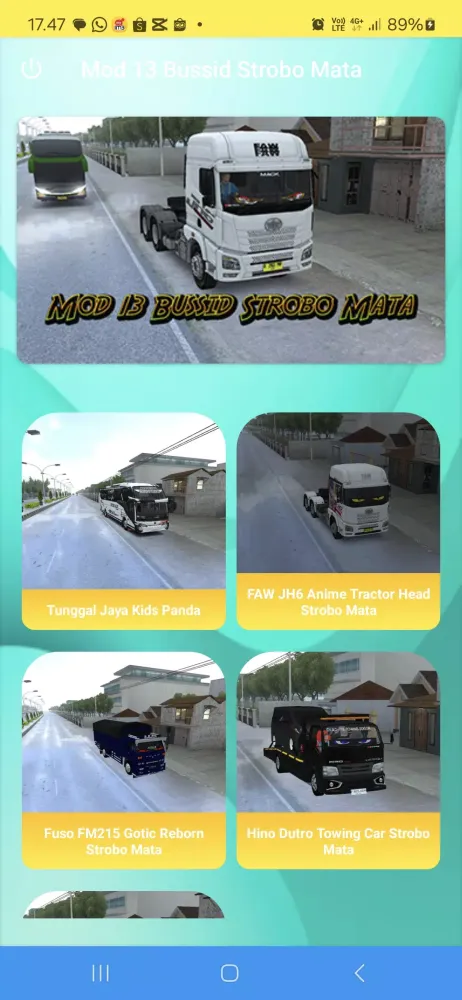 تصاویر Mod 13 Bussid Strobo Mata