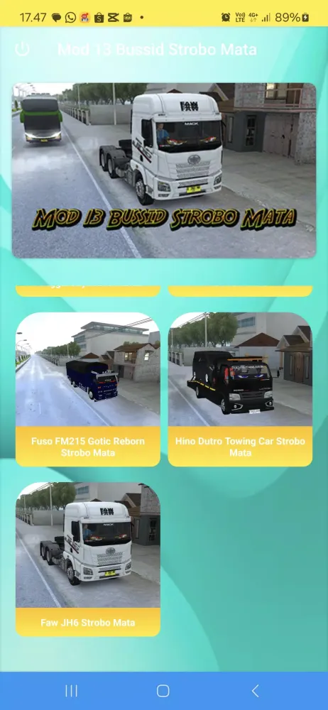 تصاویر Mod 13 Bussid Strobo Mata
