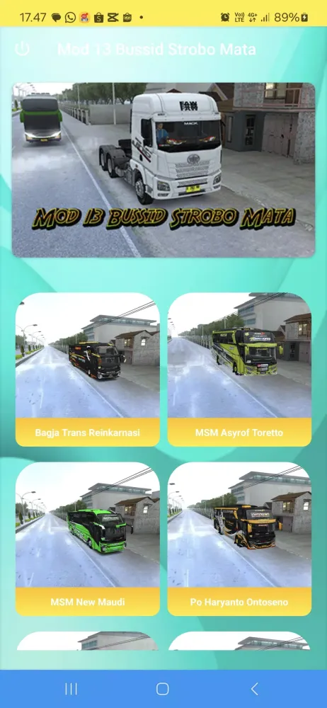 تصاویر Mod 13 Bussid Strobo Mata