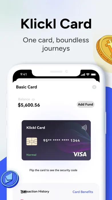 Klickl 4U - Web 3.0 Banking Screenshots