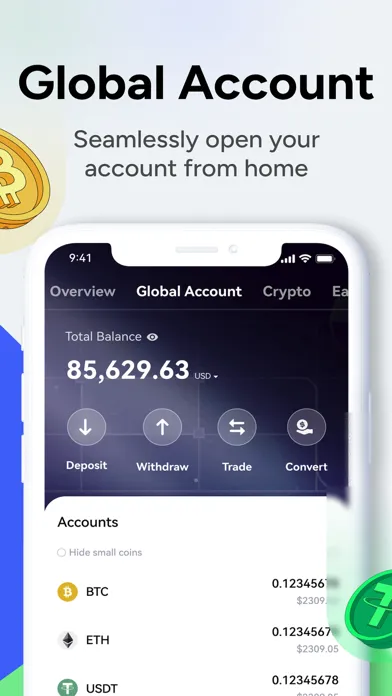 Klickl 4U - Web 3.0 Banking Screenshots