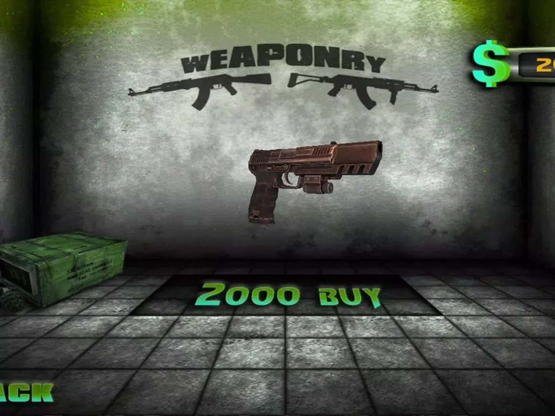 Tangkapan skrin Zombie shooting game iPad 