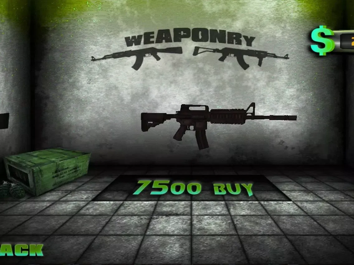 Tangkapan skrin Zombie shooting game iPad 