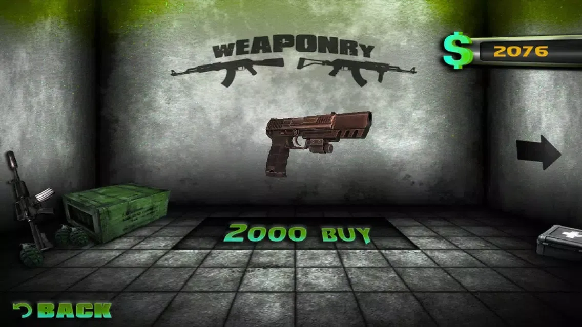 Tangkapan skrin Zombie shooting game