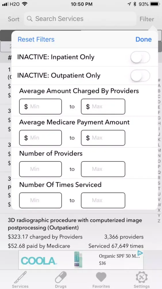Screenshot di America's Health Care Costs