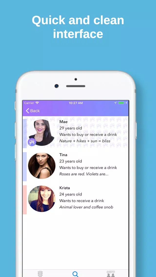 Capturas de pantalla de Over Drinks: Dating
